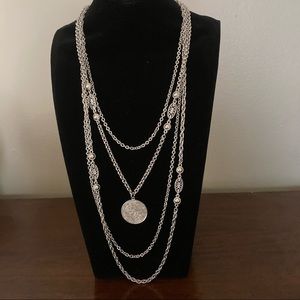 Silver 4-Strand Silver Necklace